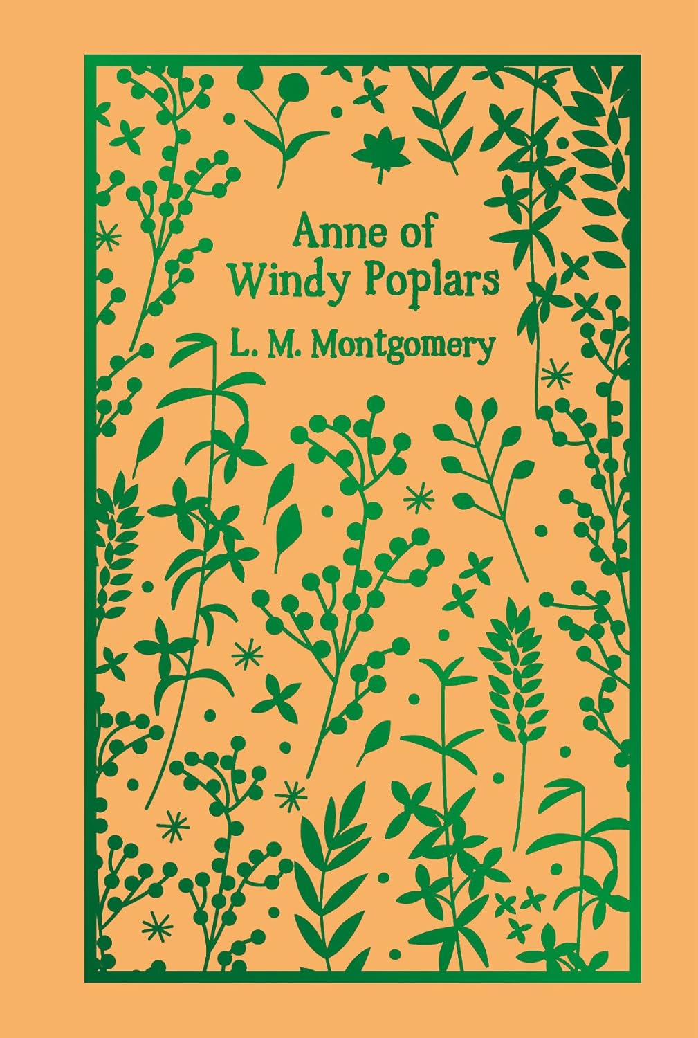 Anne of Green Gables hardcover boxed set displayed with slipcase and matching endpapers