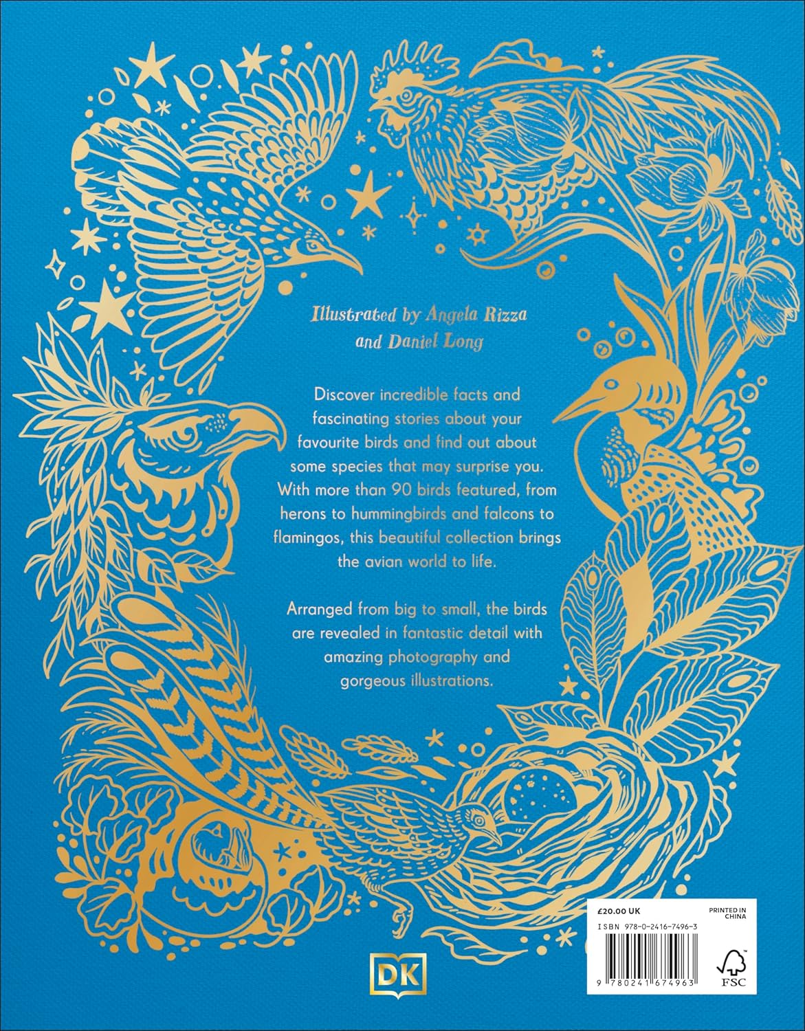 Inside pages of An Anthology of Exquisite Birds by Ben Hoare showing bird photography and illustrations