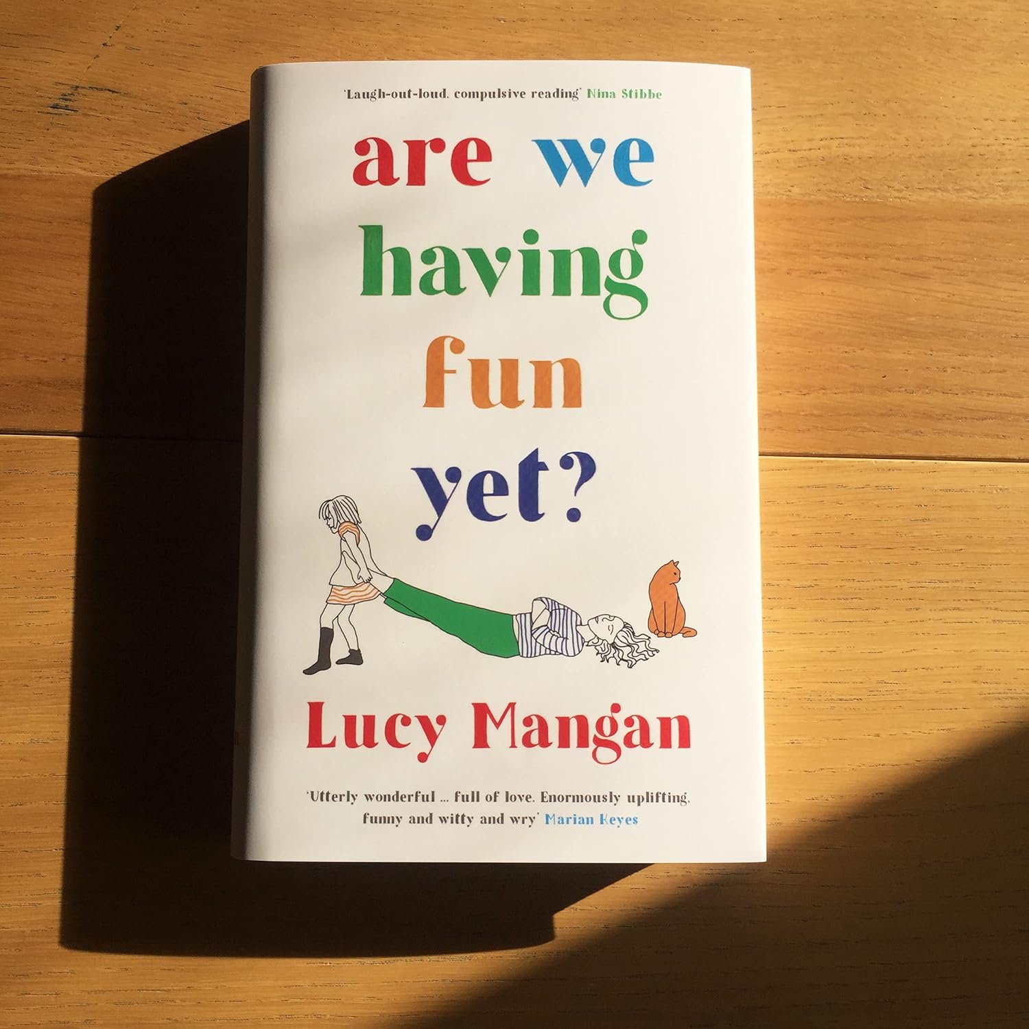 Are We Having Fun Yet? by Lucy Mangan - hardback novel full dust jacket