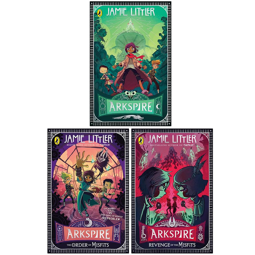 Arkspire 3 Books Collection Set by Jamie Littler - paperback fantasy adventure series for ages 9-12