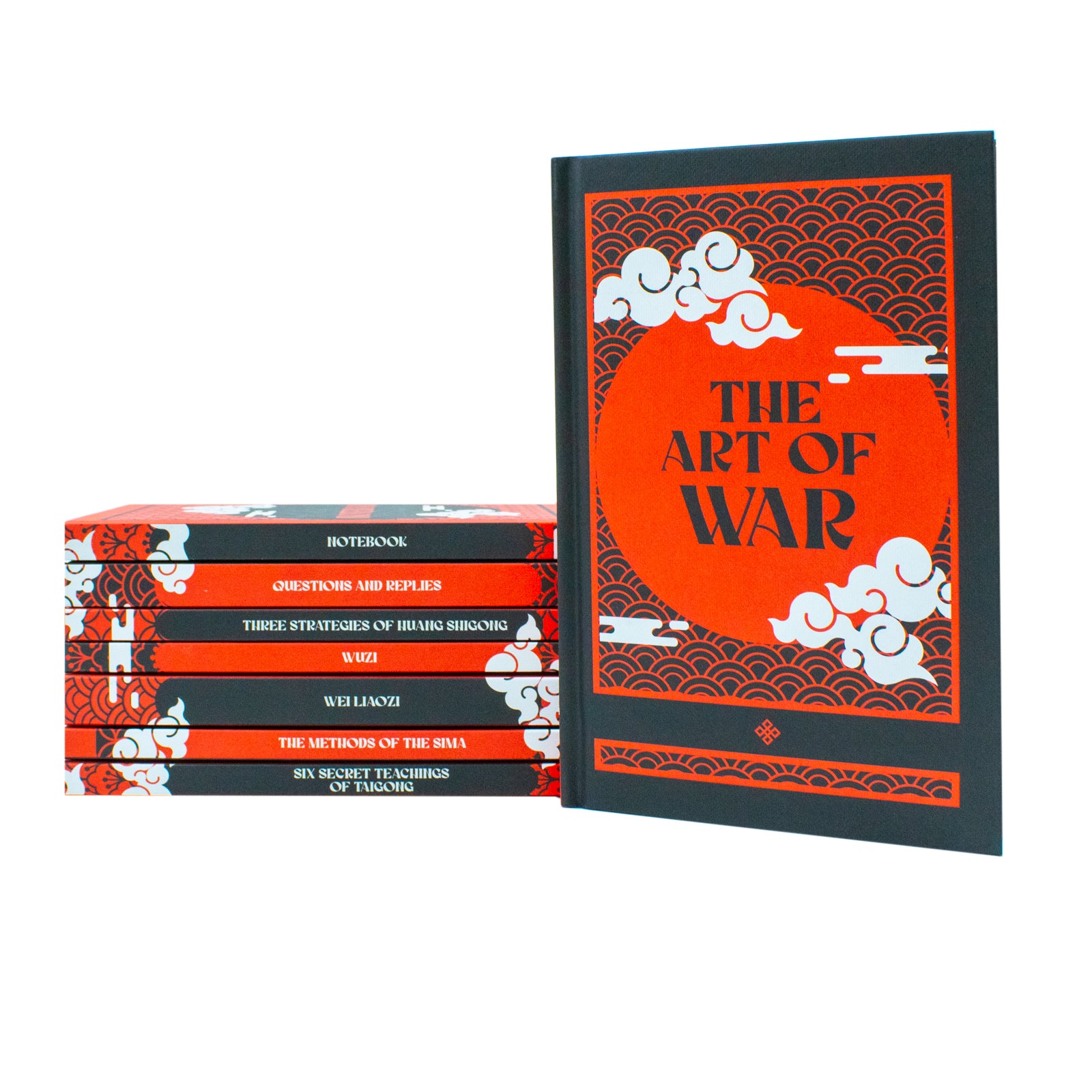 Wuzi and Questions and Replies hardback volumes from The Complete Art of War 8 Books Collection