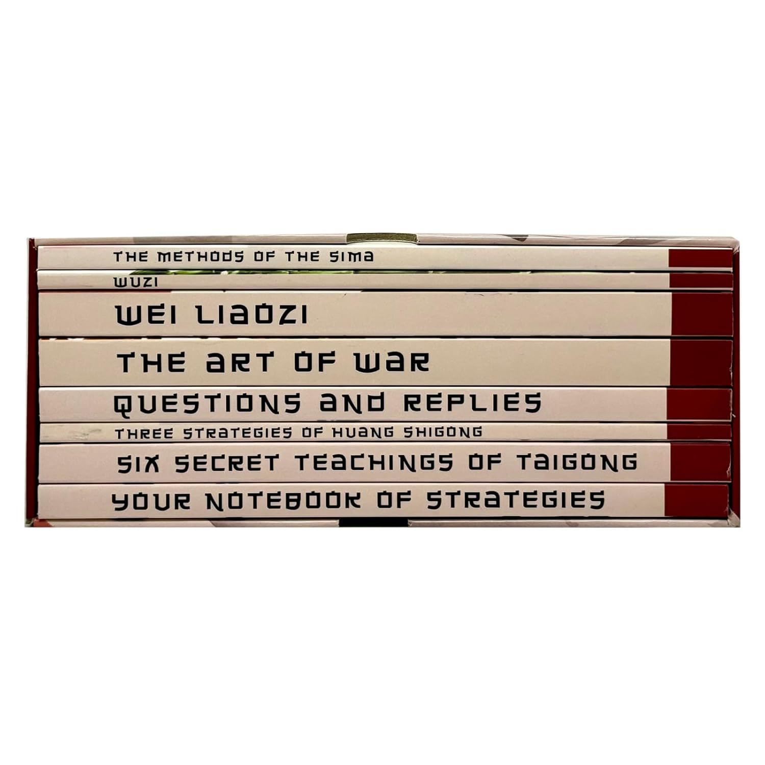 Your Notebook of Strategies companion journal included in the Art of War & Related Reads 8 Books Collection Set