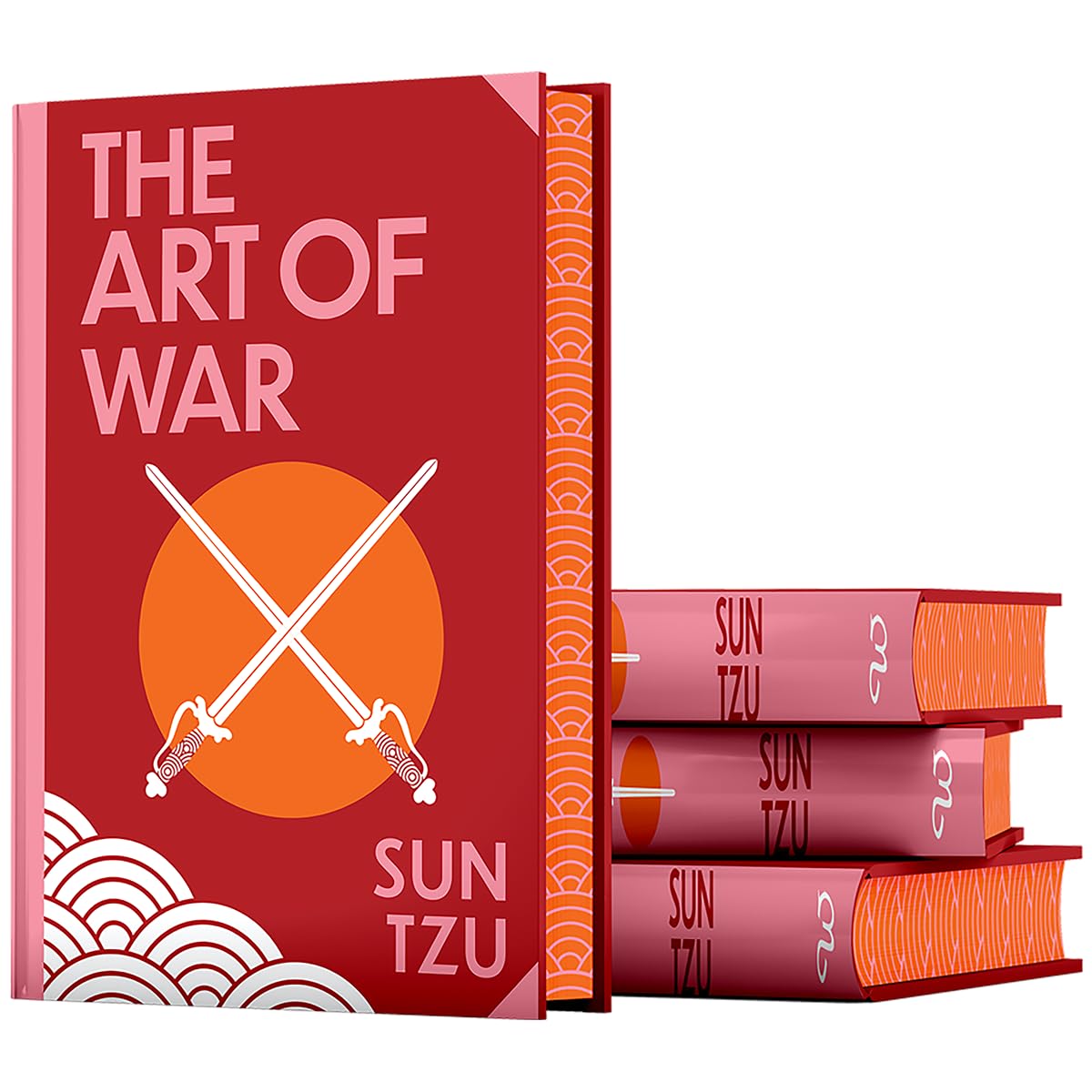The Art of War by Sun Tzu - Wilco Classics Sprayed Edge Premium Hardback Edition - close-up of sprayed edge finish
