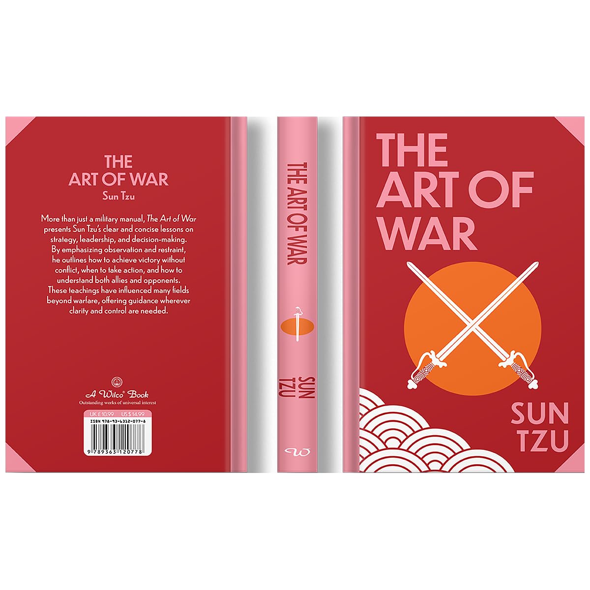 The Art of War by Sun Tzu - Wilco Classics Sprayed Edge Premium Hardback Edition - inside pages showing print quality