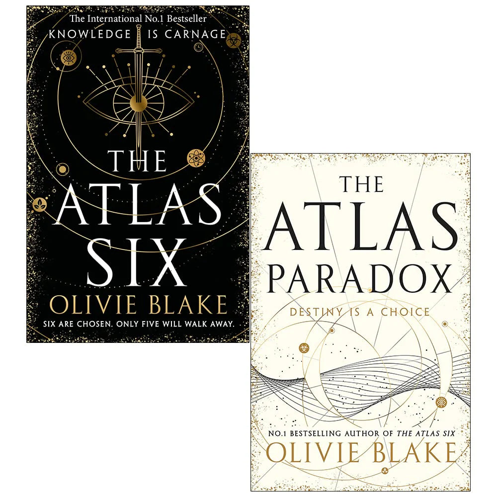 Atlas Series 2 Books Collection Set by Olivie Blake - The Atlas Six and The Atlas Paradox - Adult Fantasy Paperback Edition