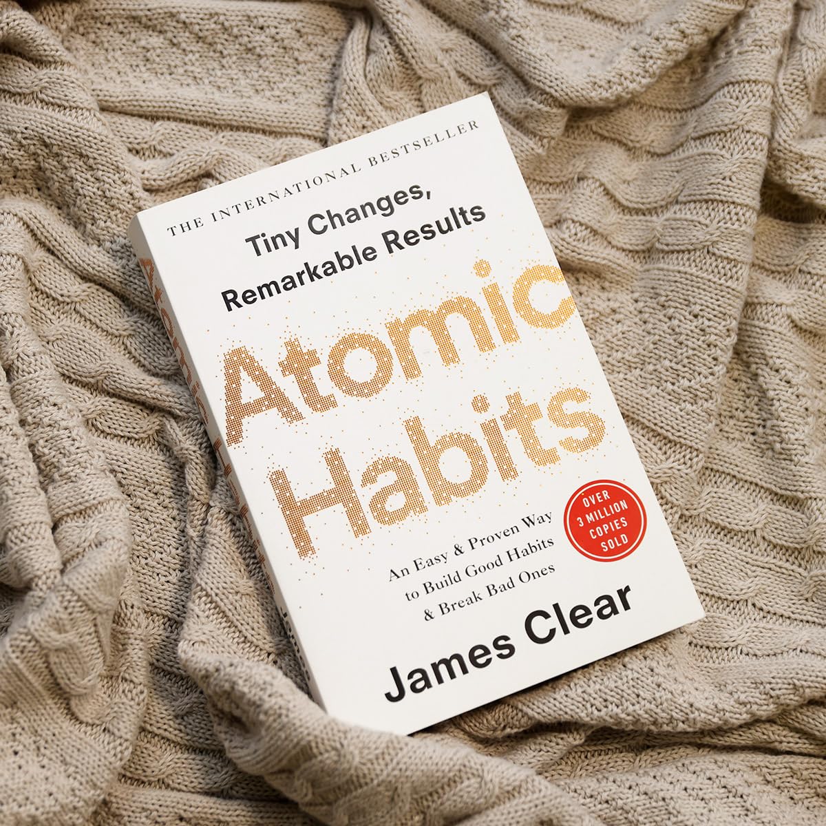 Atomic Habits by James Clear - Paperback inside pages sample