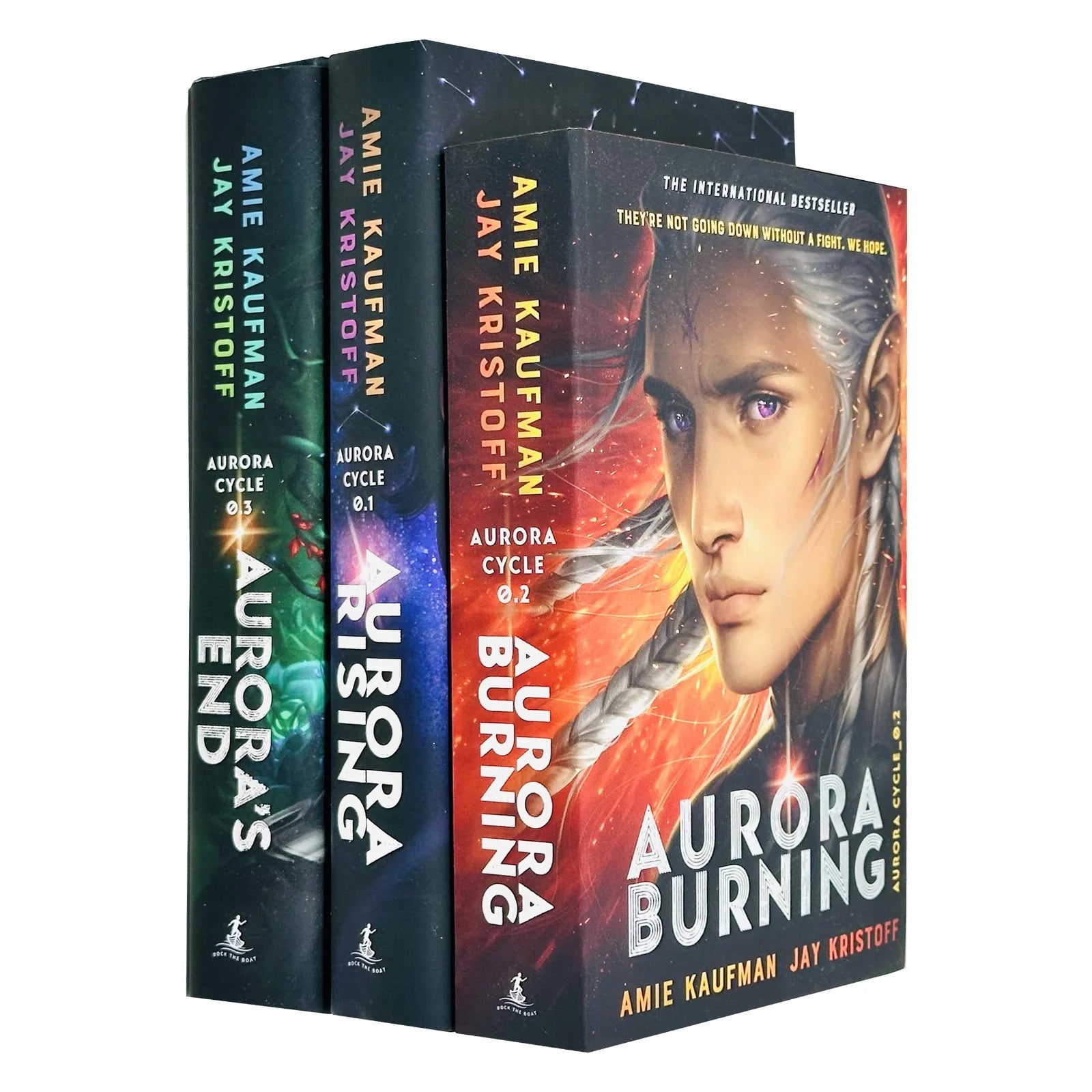 The Aurora Cycle Series 3 Books Collection Set by Amie Kaufman & Jay Kristoff - Aurora Rising, Aurora Burning, Aurora's End - Paperback Young Adult box set