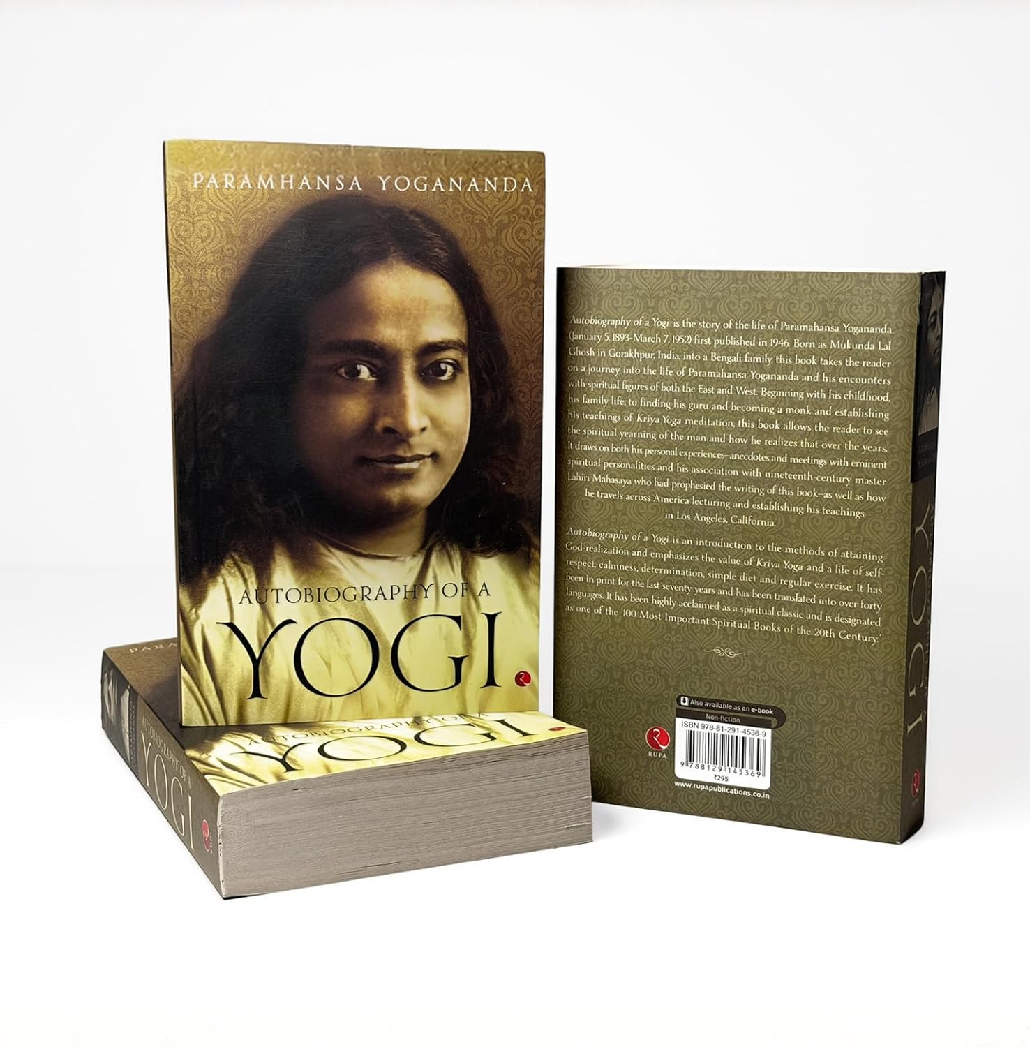 Sample interior page from Autobiography of a Yogi paperback by Paramahansa Yogananda