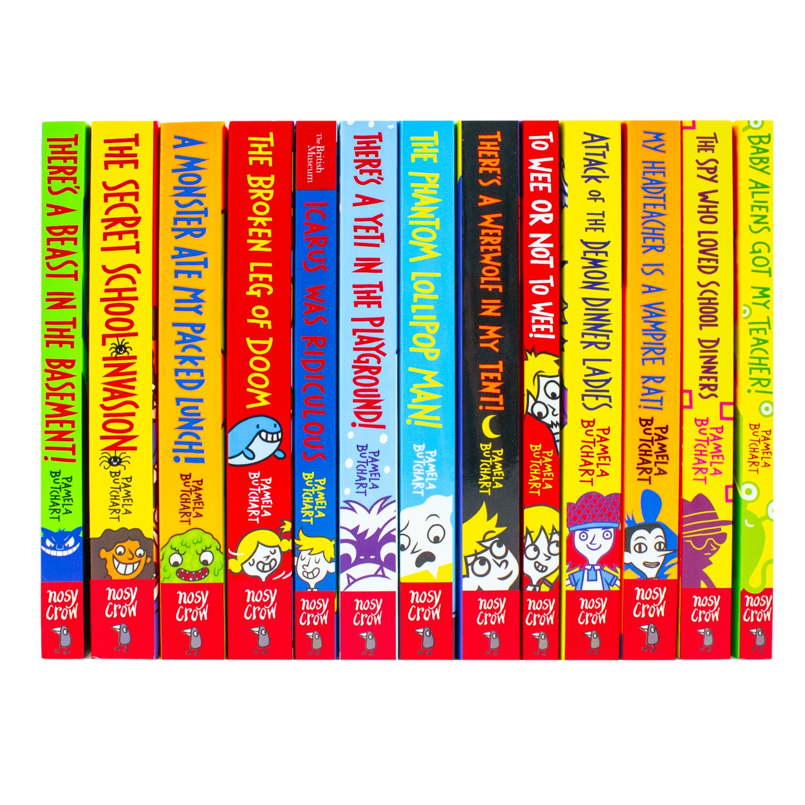 Baby Aliens 13 Books Collection Set by Pamela Butchart - full paperback set spread showing all 13 titles - Ages 7-9
