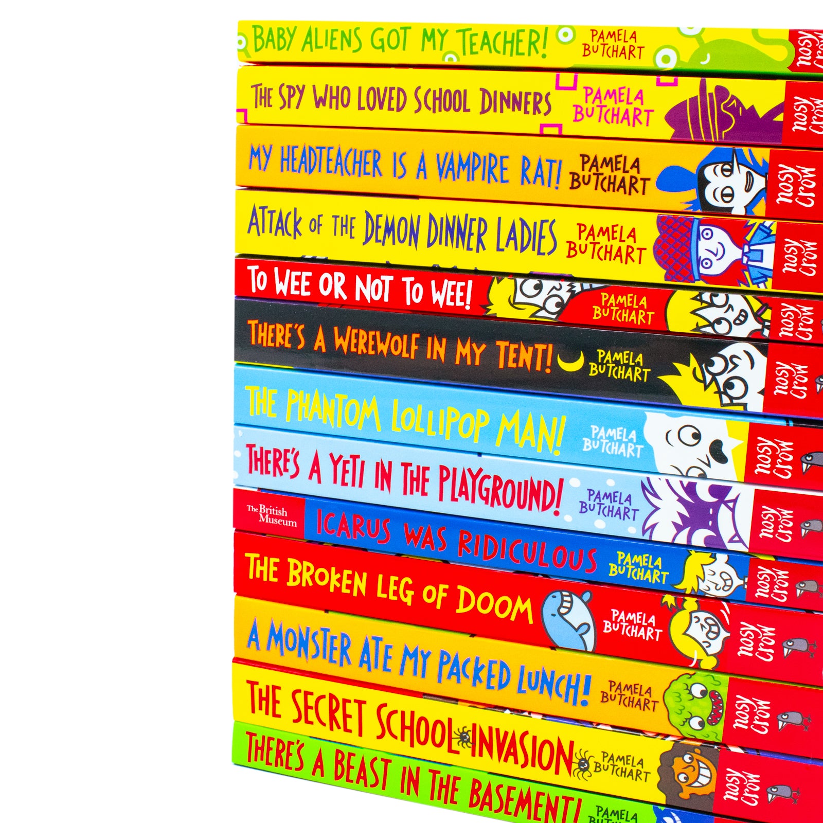 Baby Aliens 13 Books Collection Set by Pamela Butchart - close up of paperback covers - Ages 7-9 funny school adventure books