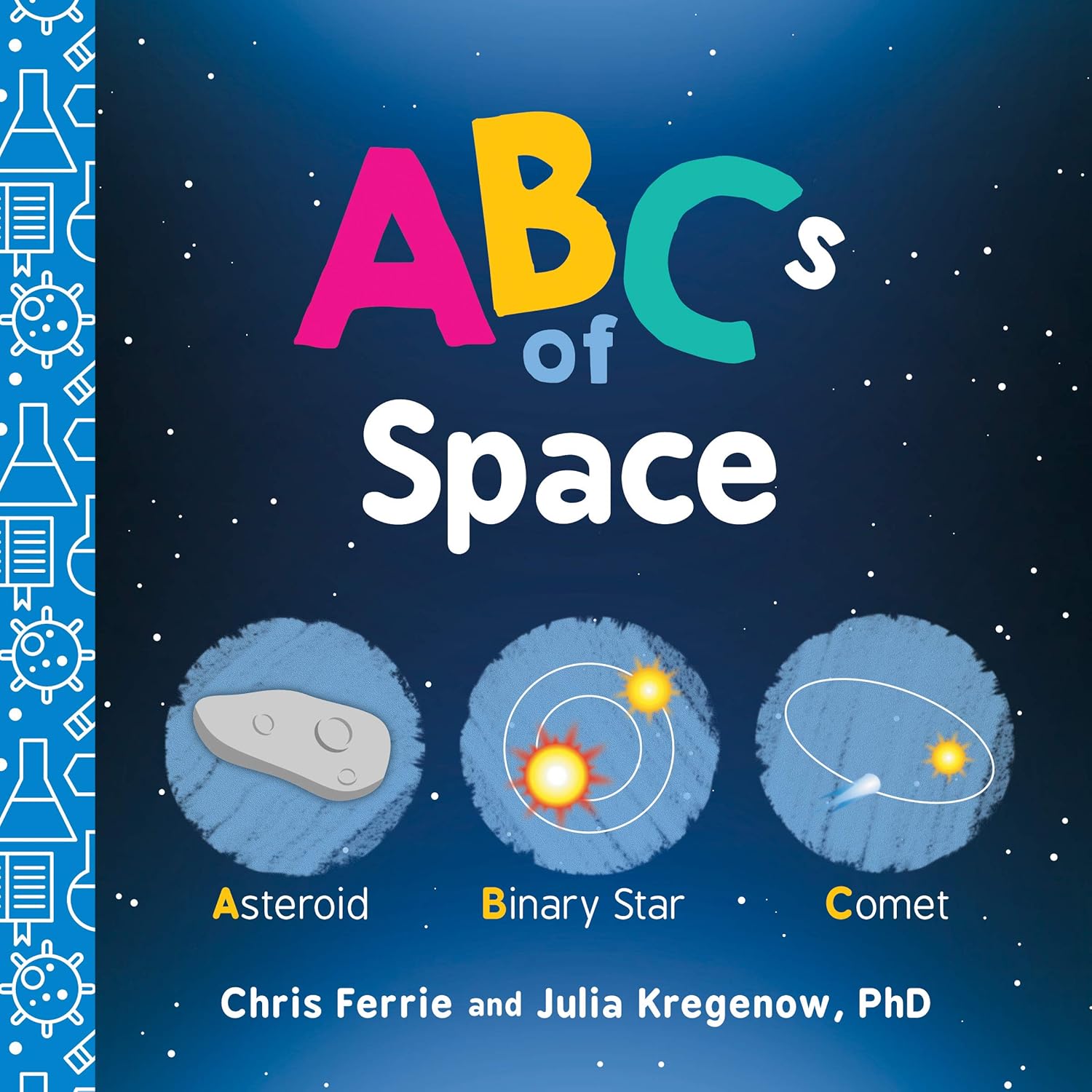 Baby University ABCs of Space, Mathematics, Physics and Science board books stacked