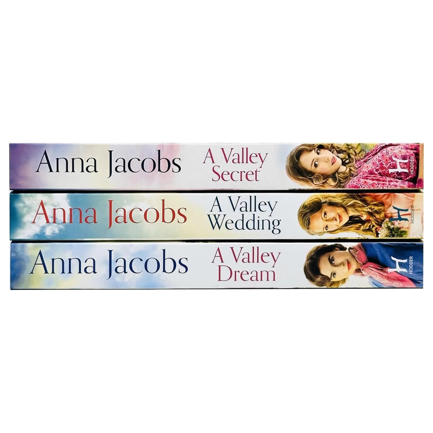 Backshaw Moss Series by Anna Jacobs 3 Books Collection Set paperback covers close up historical fiction saga