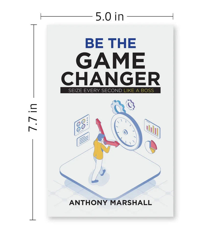 Be The Game Changer by Anthony Marshall - Rupa Publications paperback cover detail shot