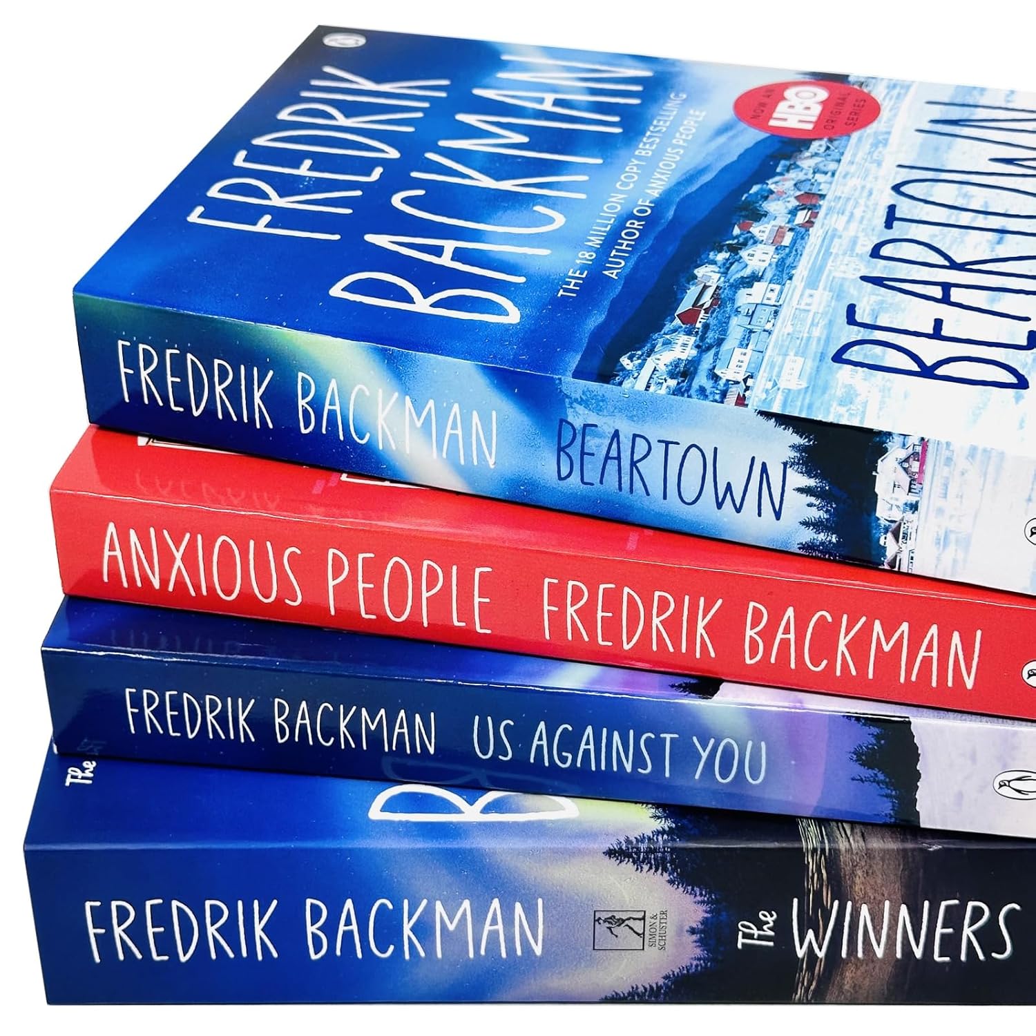Beartown 4 Book Collection Set by Fredrik Backman - paperback books back cover detail