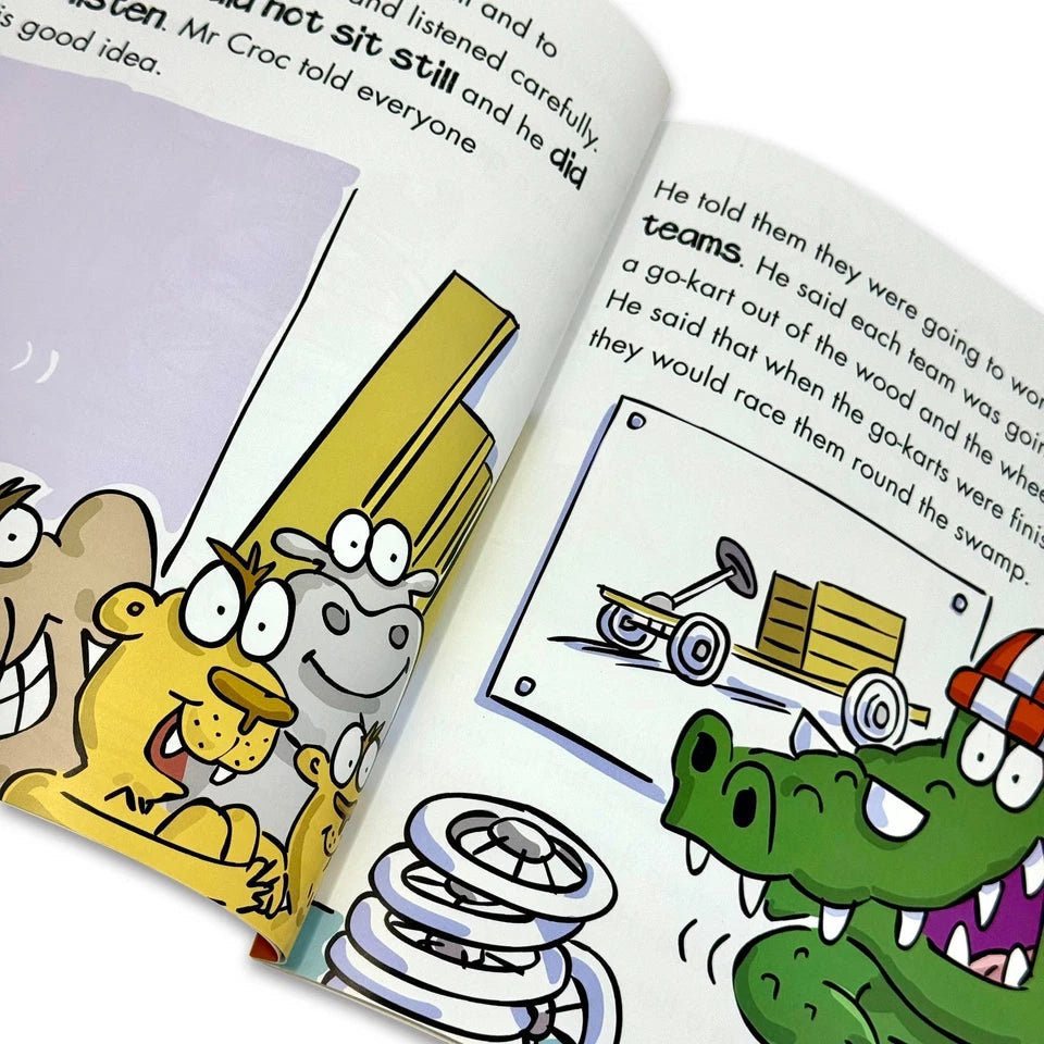 Behaviour Matters paperback set Zebra can Cope and Hippo Owns Up illustrated by Trevor Dunton