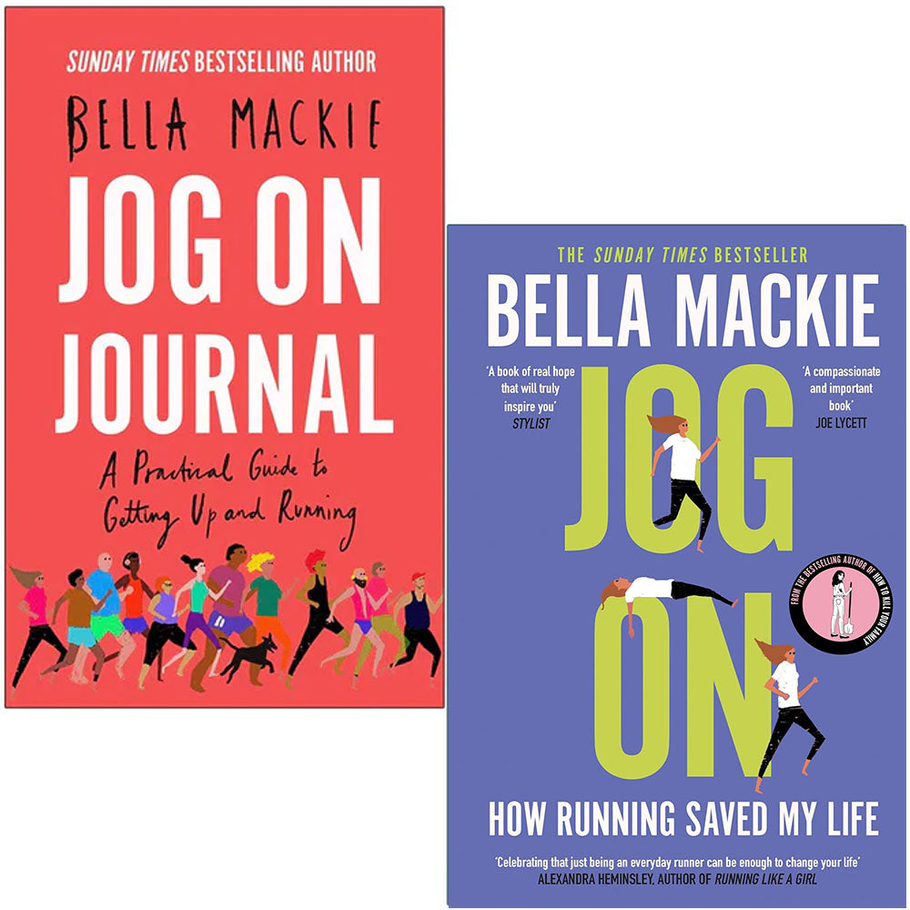 Bella Mackie 2 Books Collection Set - Jog On and Jog On Journal - Non Fiction Paperback