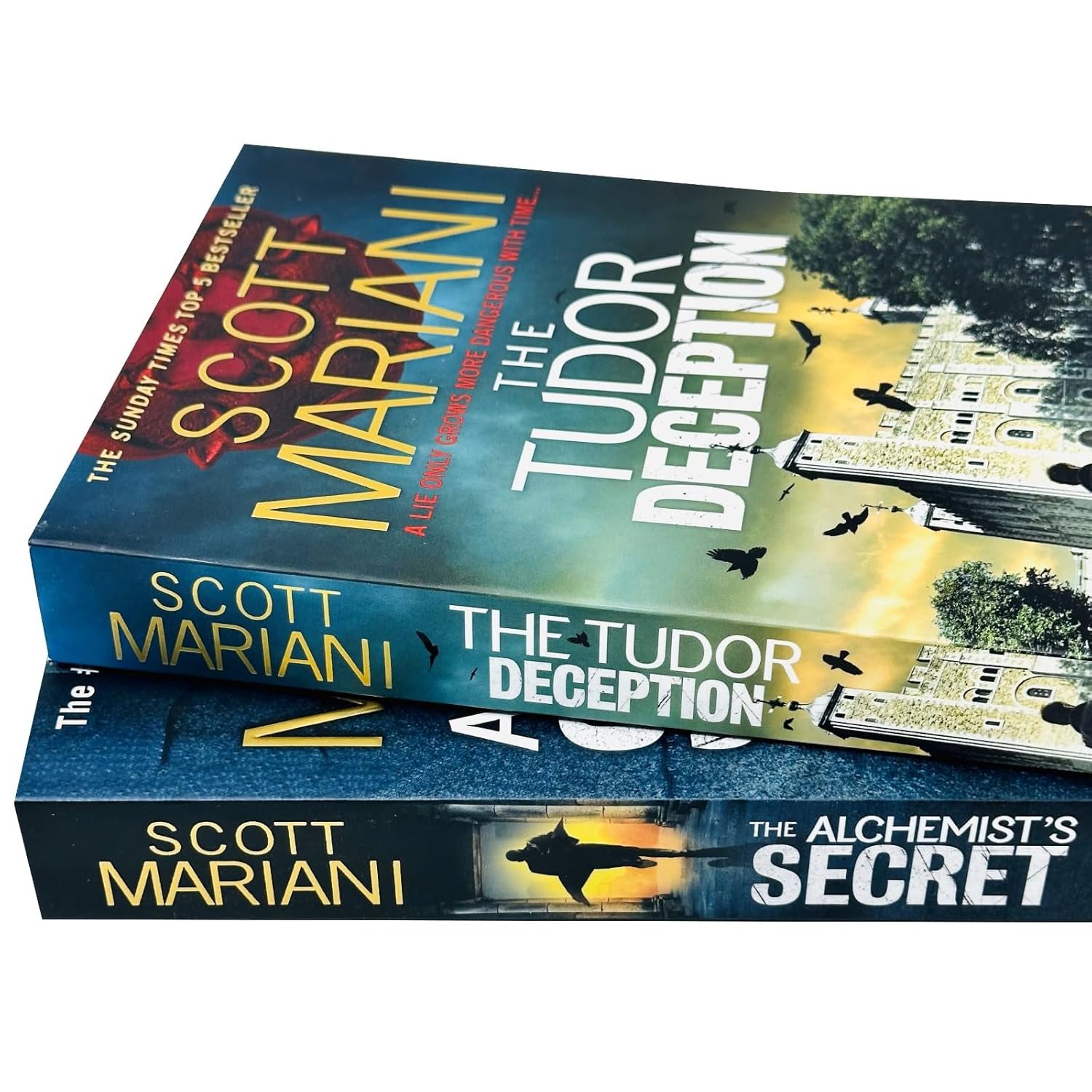 The Alchemist's Secret and The Tudor Deception by Scott Mariani - Ben Hope paperback set