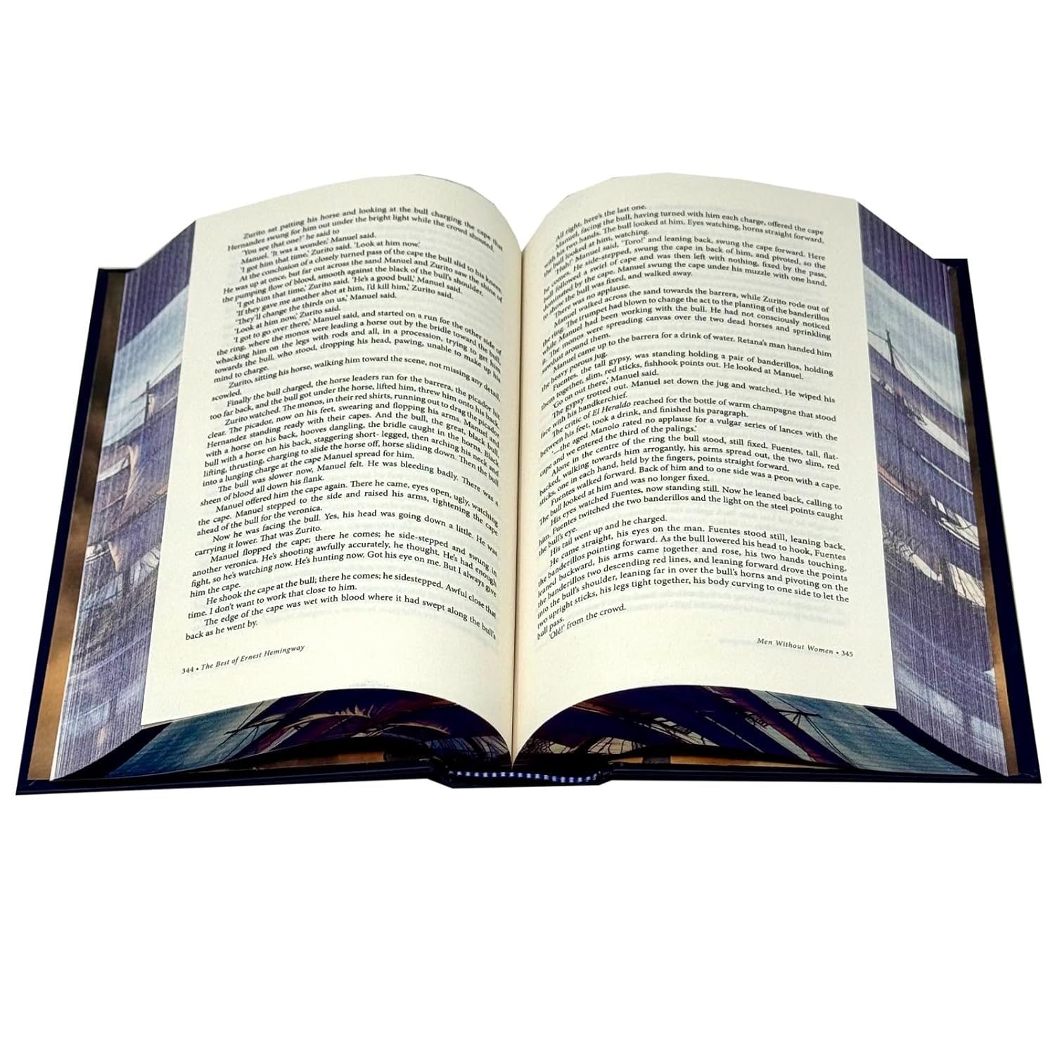 The Best of Ernest Hemingway by Ernest Hemingway - Deluxe Limited Edition Hardback - full book display