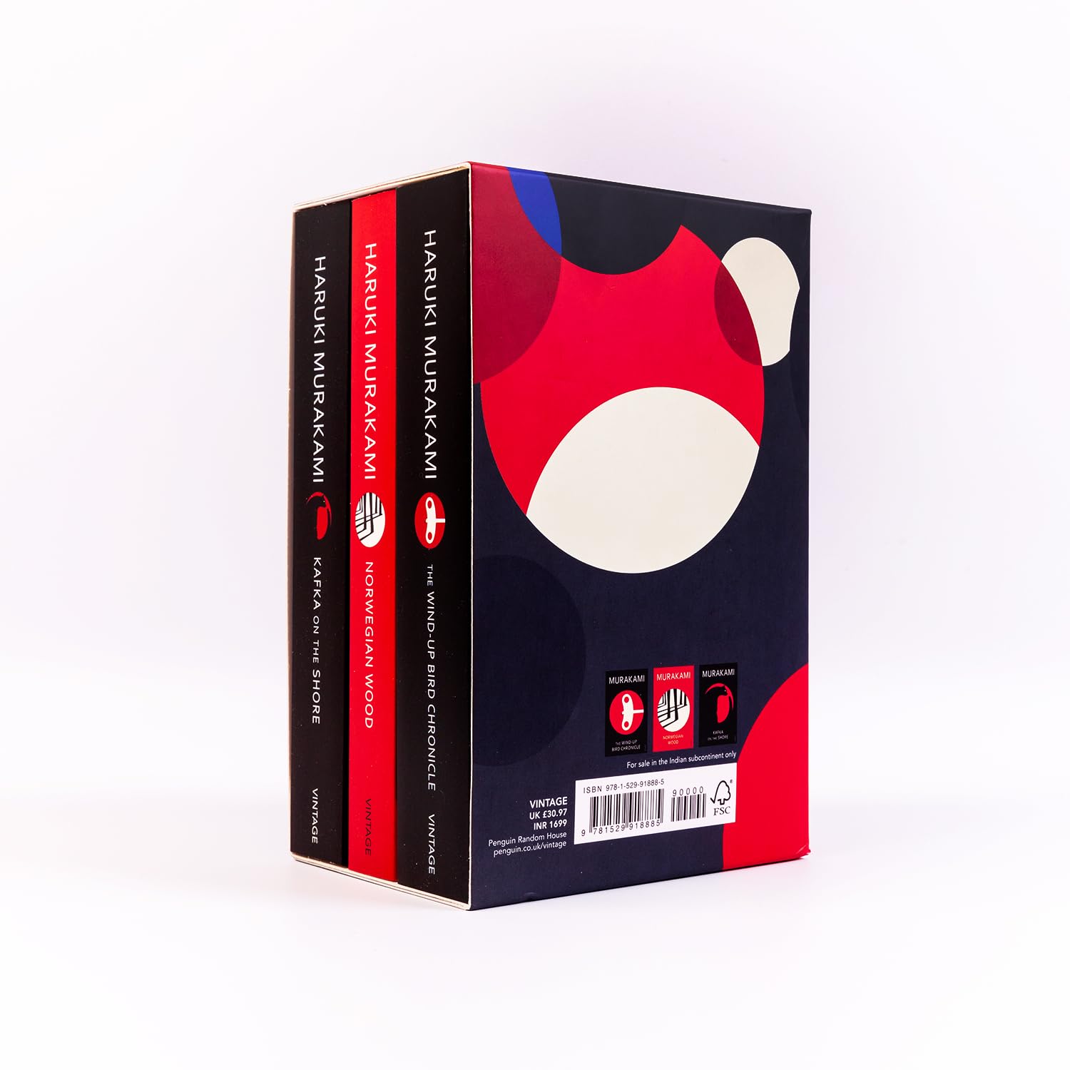 The Best of Murakami Collection 3 Books Box Set by Haruki Murakami - Paperback - Norwegian Wood, Kafka on the Shore, The Wind-Up Bird Chronicle
