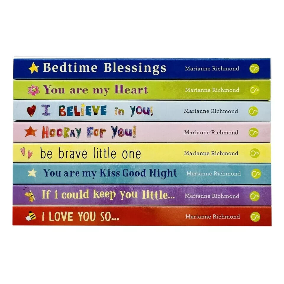Marianne Richmond board book collection stacked showing spines and box set packaging