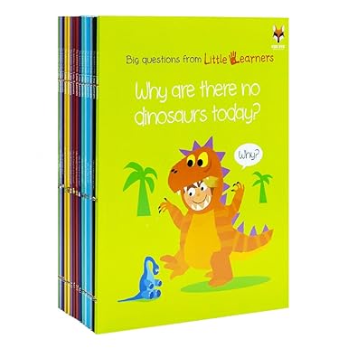 Big Questions from Little Learners 15 Book Set back cover detail, Simon Couchman, Fox Eye Publishing paperback set for children ages 3-9