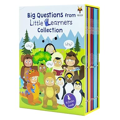 Big Questions from Little Learners 15 Book Set by Simon Couchman - paperback collection cover, Ages 3-9, including Why Do Bees Buzz and Why Is The Sea Salty