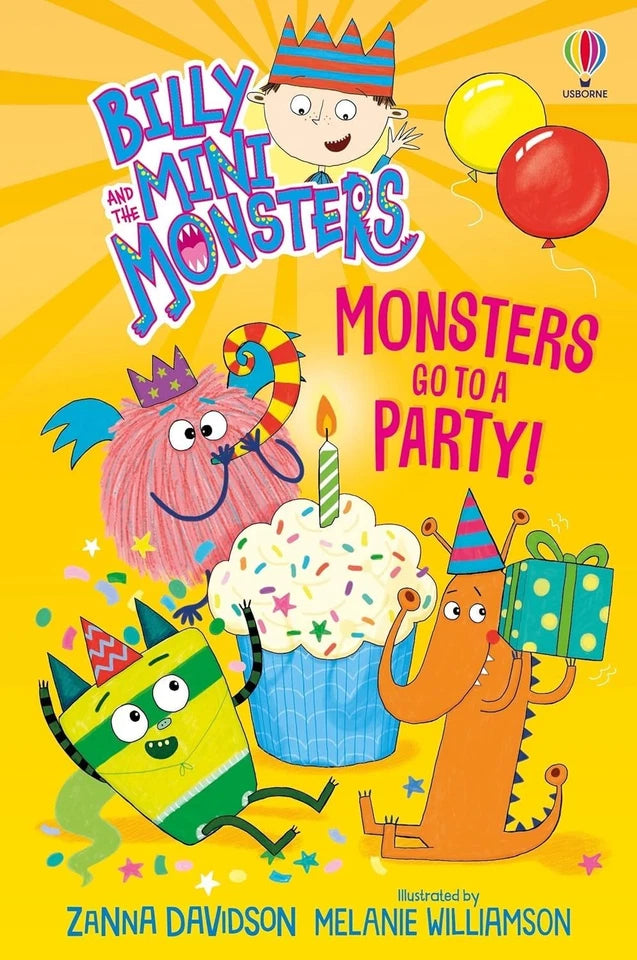 Billy and the Mini Monsters collection set back covers with blurbs