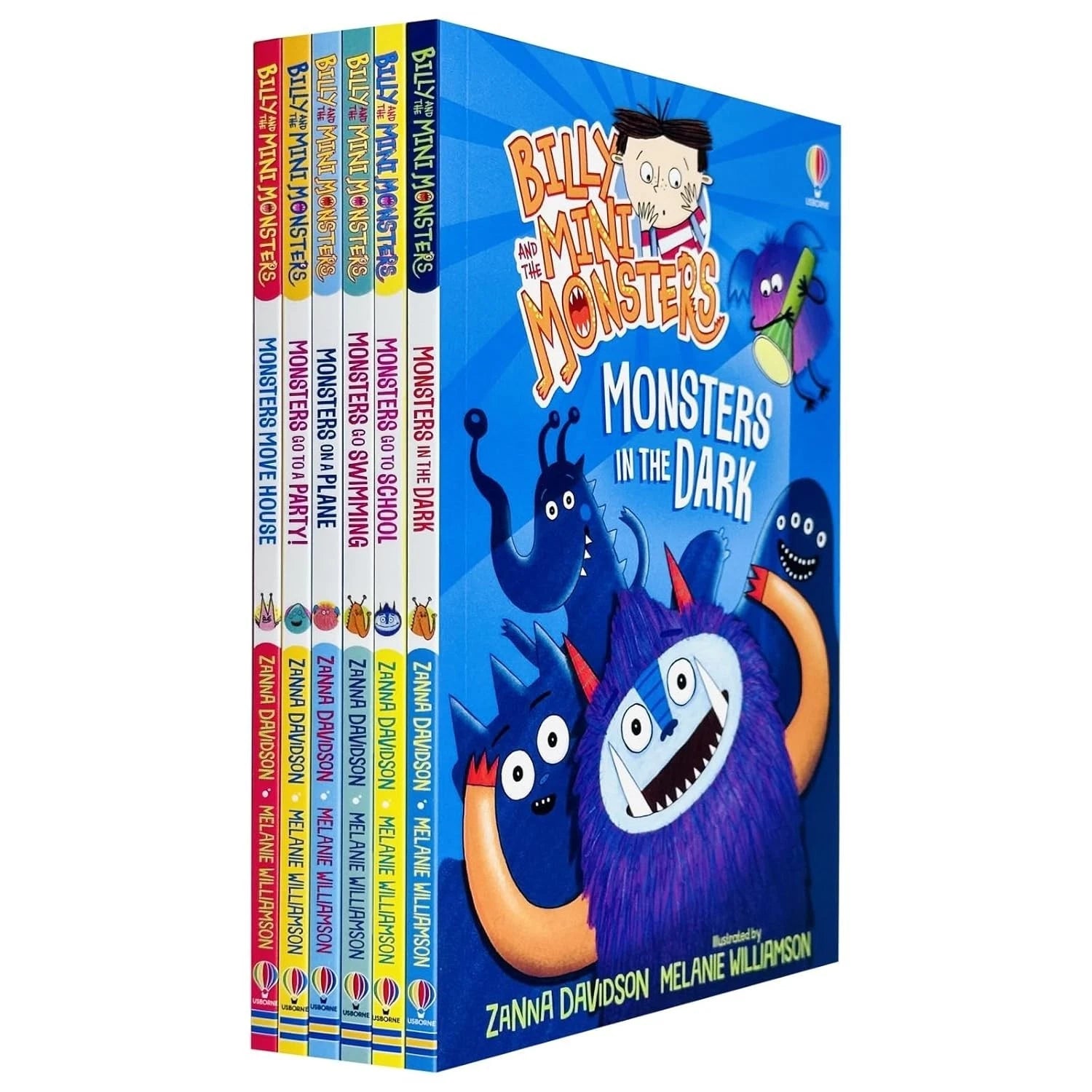 Billy and the Mini Monsters Series Books 1-6 Collection Set by Zanna Davidson - Paperback - Ages 5-7 - front cover