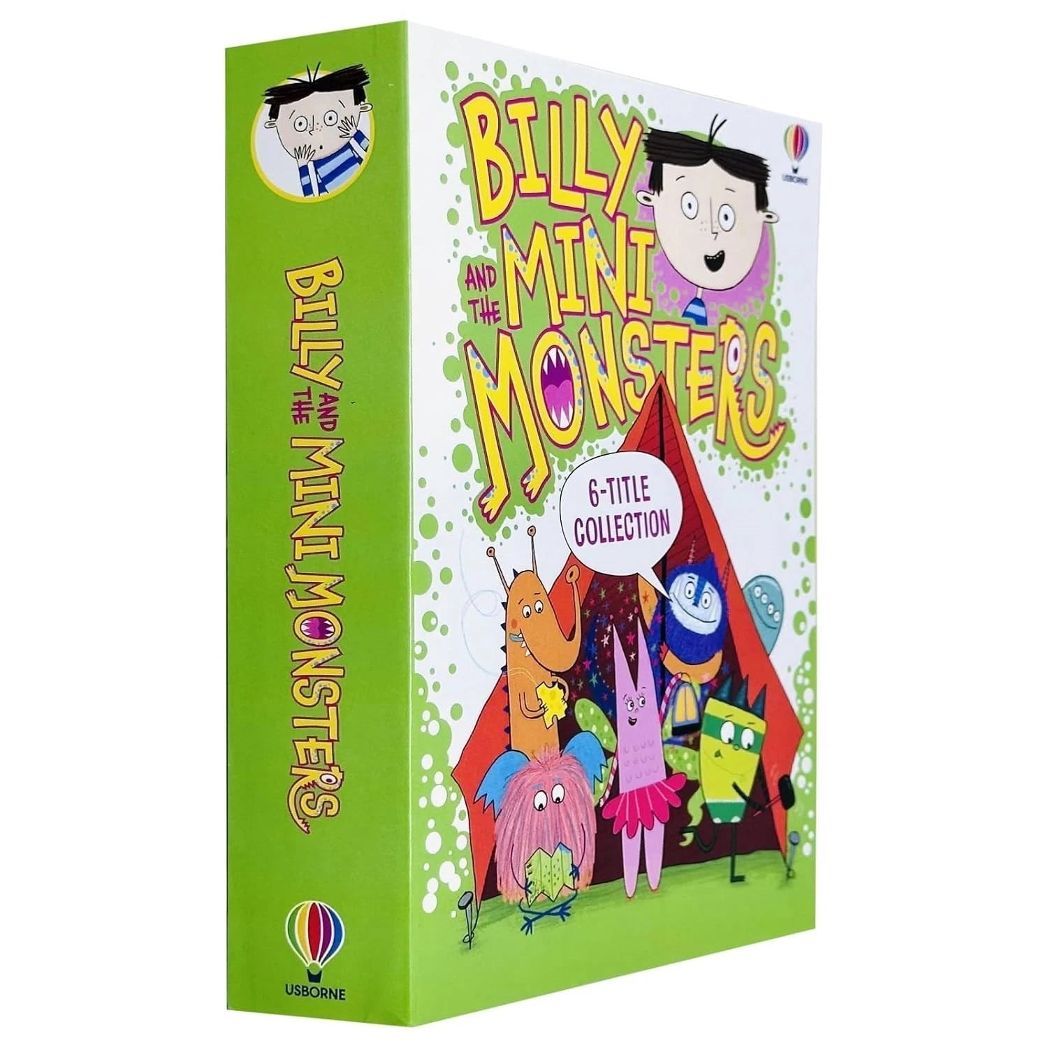 Cover artwork for Billy and the Mini Monsters Series 2 paperback collection by Zanna Davidson