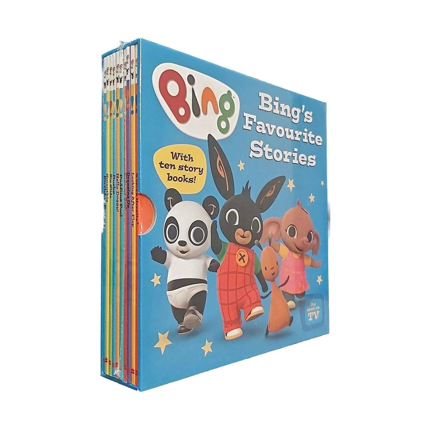 Bing Bunny 10 Books Favourite Stories Box Set by Ted Dewan - Paperback picture books for ages 0-5, based on the CBeebies TV series