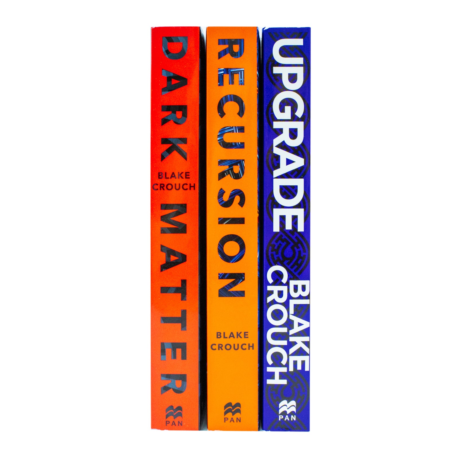Blake Crouch 3 Books Collection Set - Dark Matter, Recursion and Upgrade - Paperback Back Cover Detail
