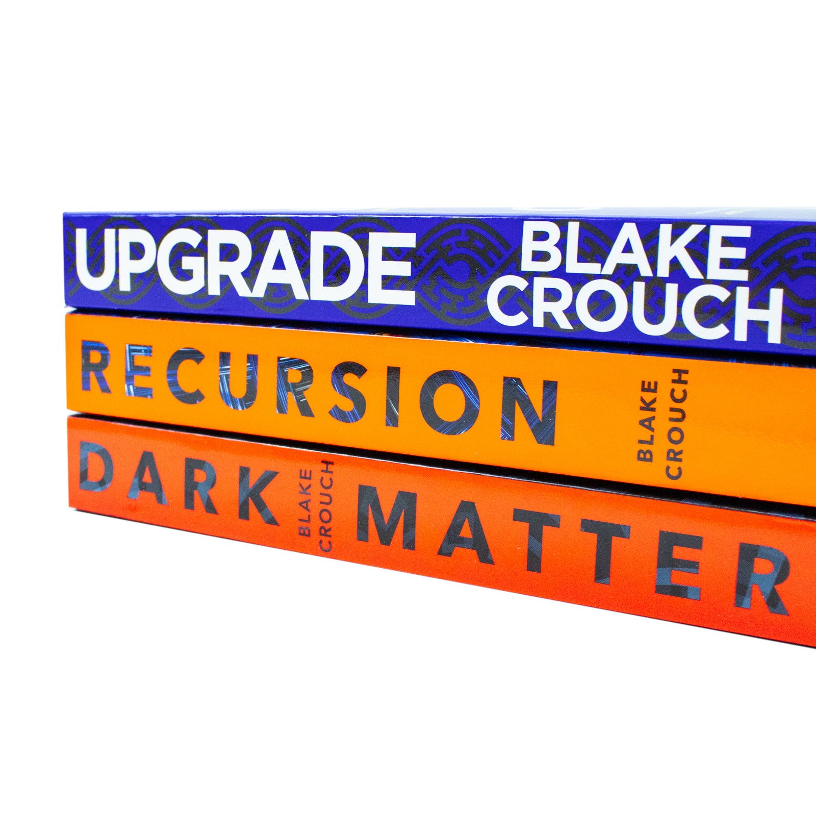 Blake Crouch 3 Books Collection Set - Dark Matter, Recursion and Upgrade - Paperback Set Angled View