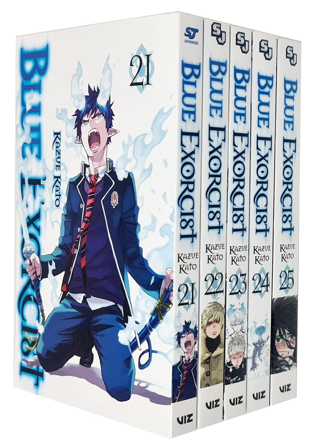Blue Exorcist Volume 21 by Kazue Kato - paperback manga cover, Young Adult