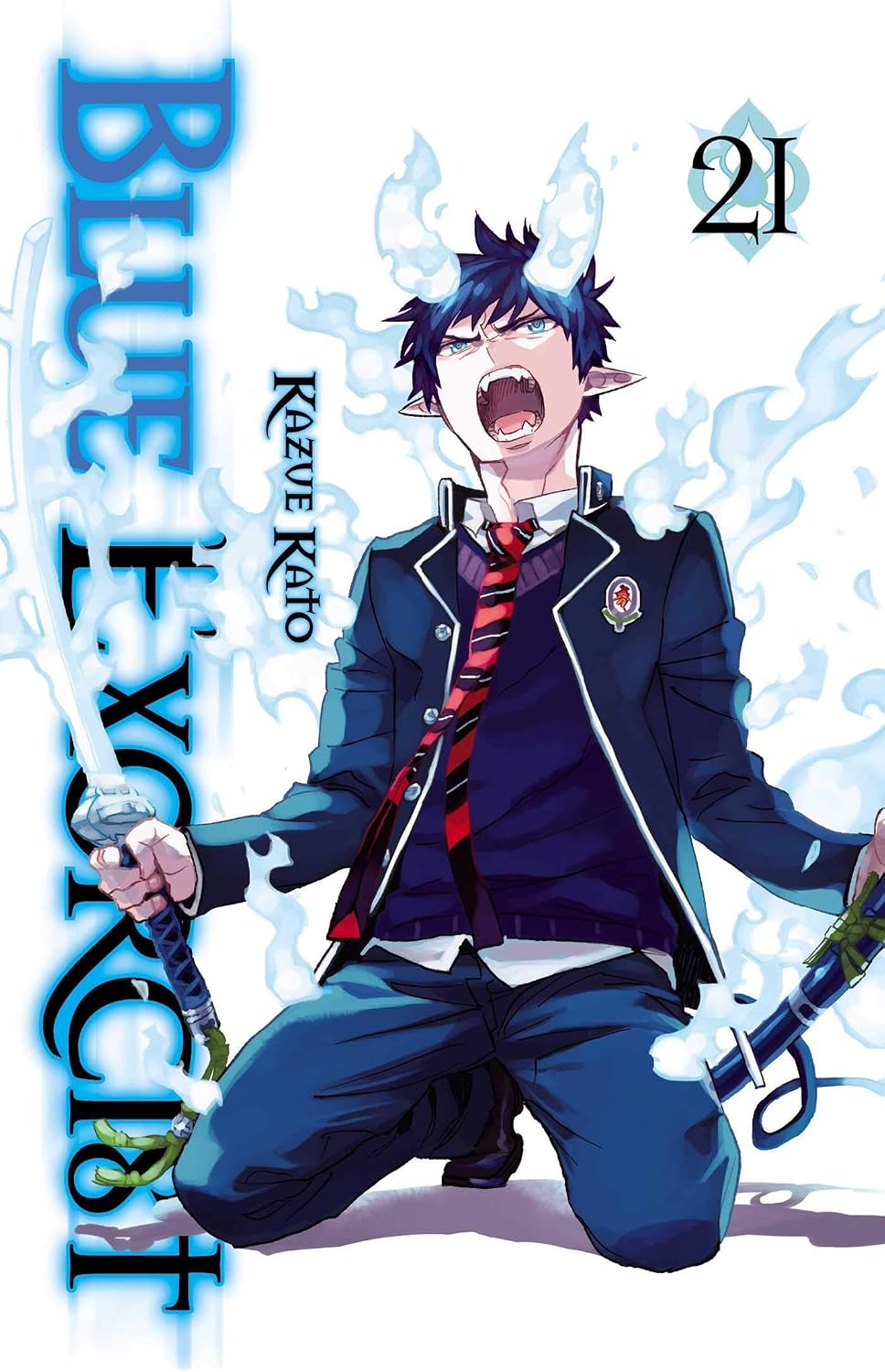 Blue Exorcist Volume 22 by Kazue Kato - paperback manga cover, Young Adult