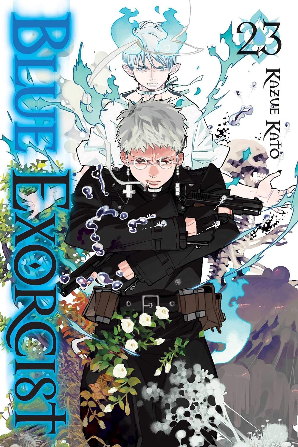 Blue Exorcist Volume 24 by Kazue Kato - paperback manga cover, Young Adult