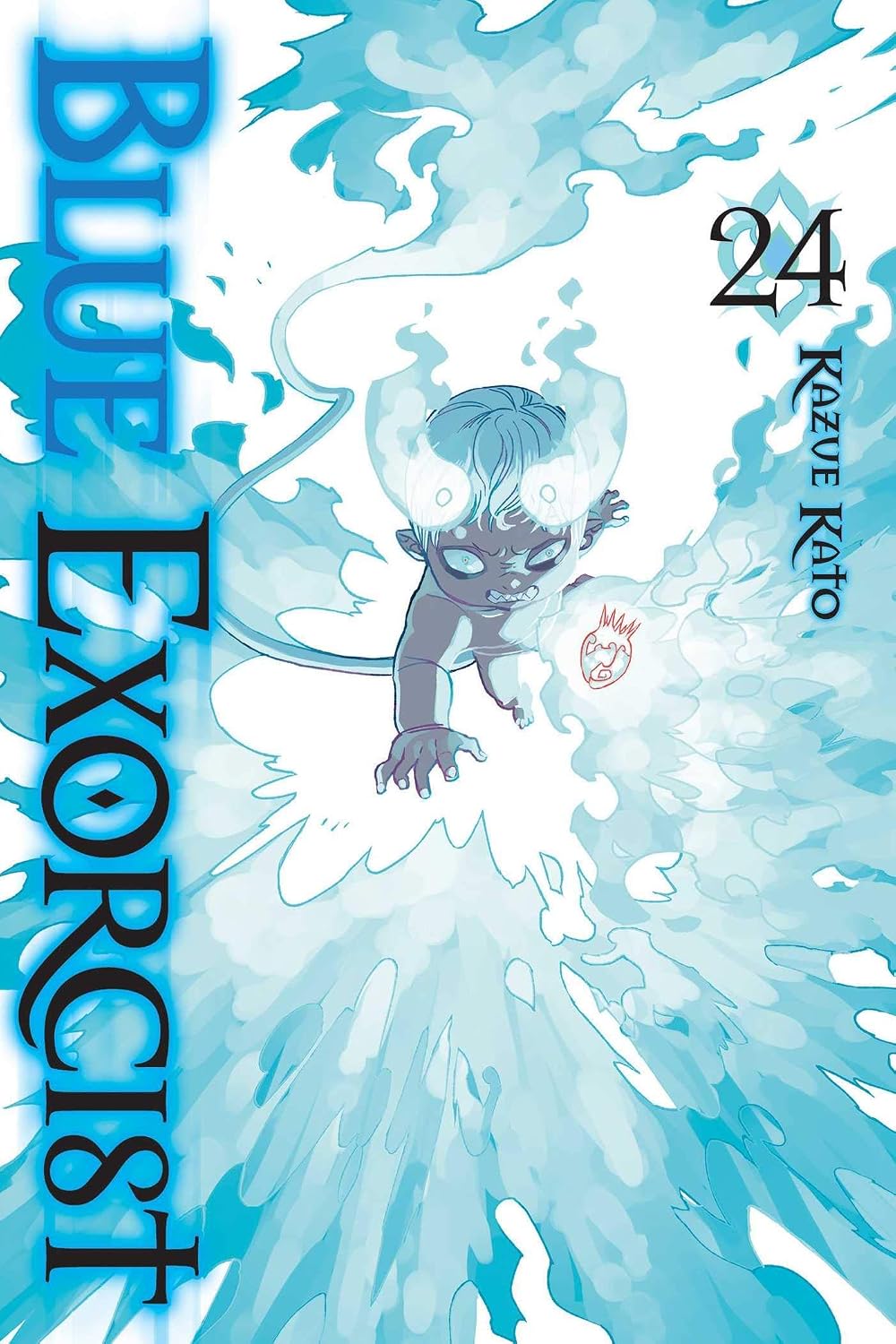 Blue Exorcist Volume 25 by Kazue Kato - paperback manga cover, Young Adult