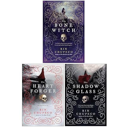 The Bone Witch Series 3 Books Collection Set by Rin Chupeco - Paperback dark fantasy YA trilogy cover detail