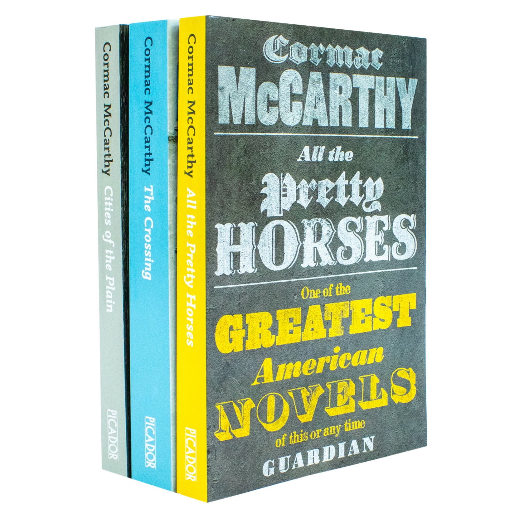 Border Trilogy 3 Books Collection Set by Cormac McCarthy - All the Pretty Horses, The Crossing, Cities of the Plain - Paperback