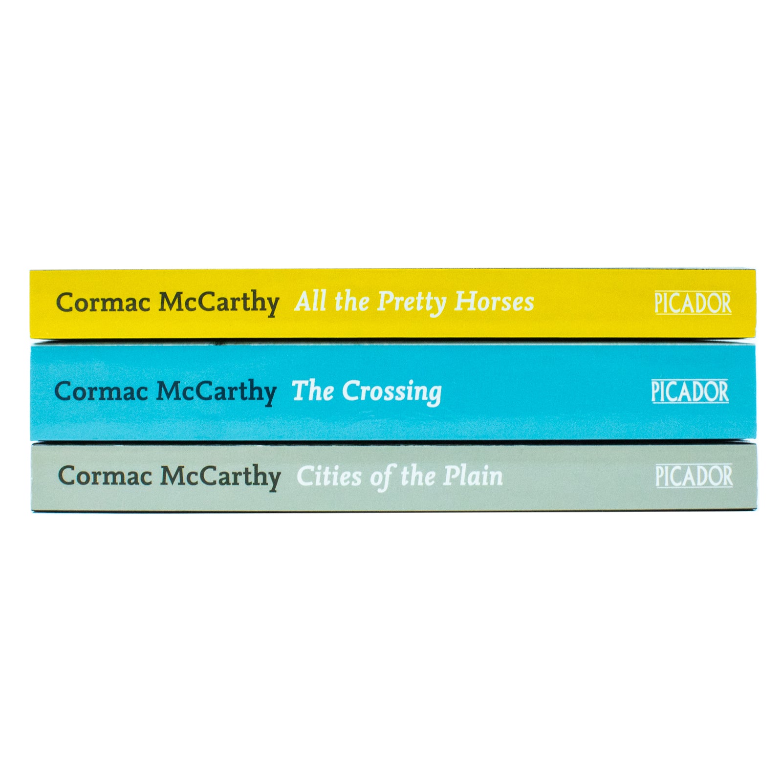 Border Trilogy 3 Books Collection Set by Cormac McCarthy - All the Pretty Horses, The Crossing, Cities of the Plain - Paperback