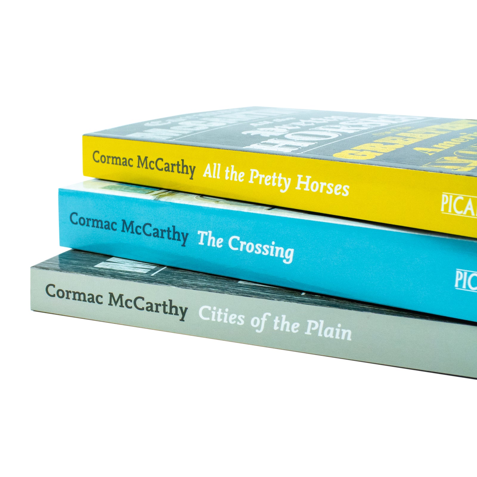 Border Trilogy 3 Books Collection Set by Cormac McCarthy - All the Pretty Horses, The Crossing, Cities of the Plain - Paperback