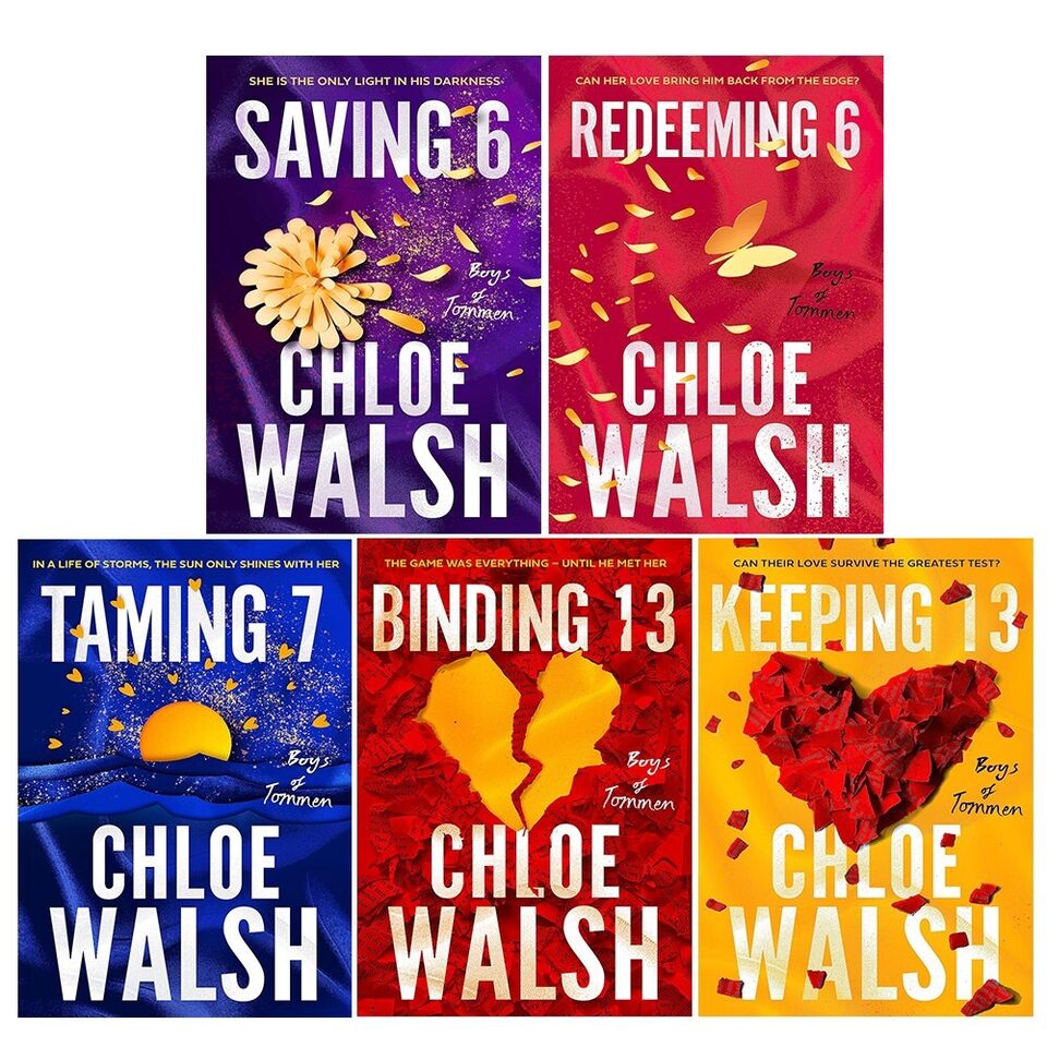 Boys of Tommen series by Chloe Walsh - Taming 7 paperback cover