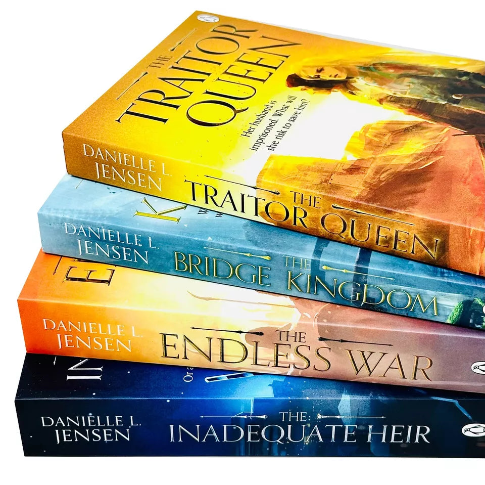 The Bridge Kingdom, The Traitor Queen, The Inadequate Heir and The Endless War Paperback Set by Danielle L. Jensen
