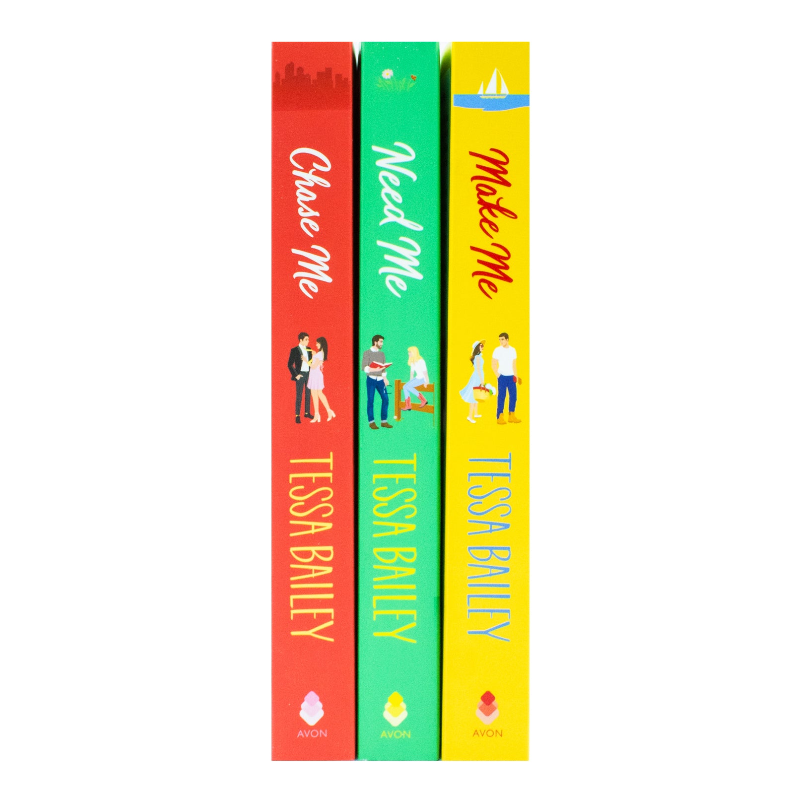 Tessa Bailey Broke and Beautiful 3 book paperback collection - New Adult contemporary romance