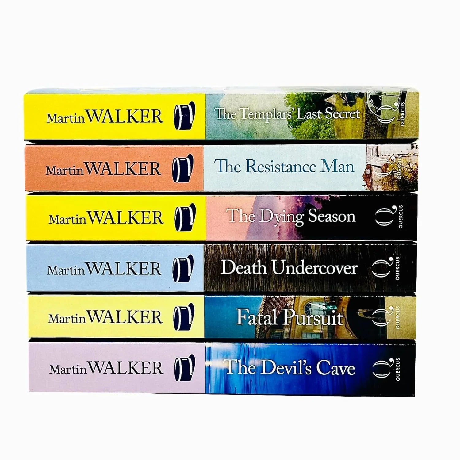 Bruno Chief Of Police series paperback set - The Devil's Cave and The Resistance Man by Martin Walker