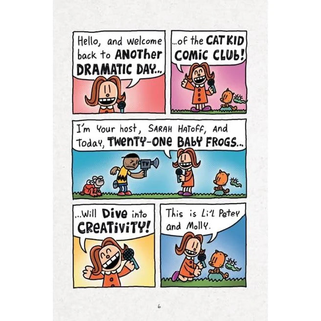 Cat Kid Comic Club 4: Collaborations by Dav Pilkey - hardback graphic novel back cover