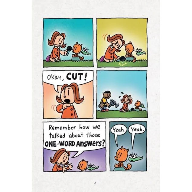 Cat Kid Comic Club 4: Collaborations by Dav Pilkey - hardback graphic novel spine and cover detail