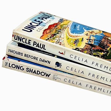 Celia Fremlin paperback collection set back cover - Uncle Paul, The Hours Before Dawn, The Long Shadow