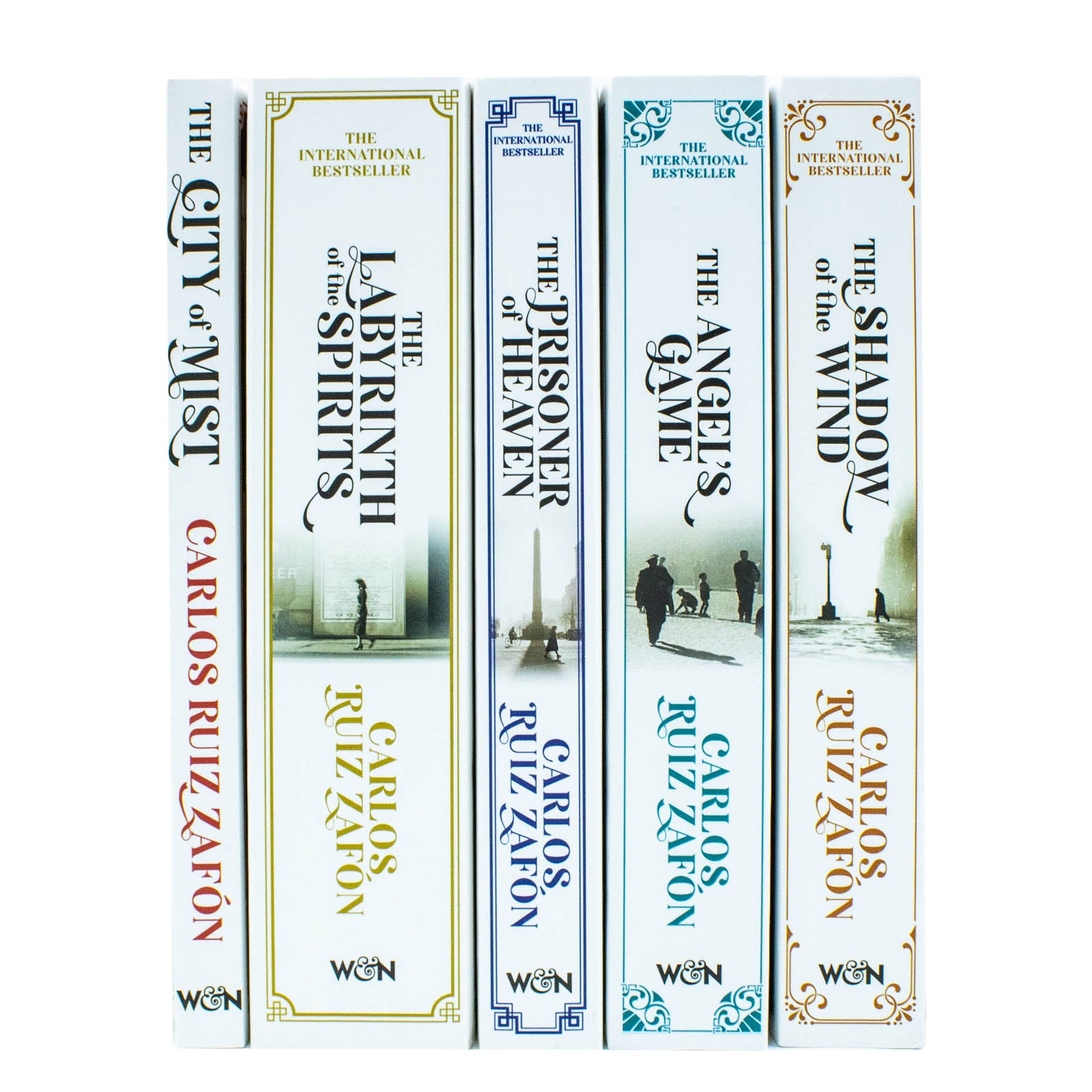 The Cemetery of Forgotten Books 5 Books Collection Set by Carlos Ruiz Zafón - Adult Fiction Paperback