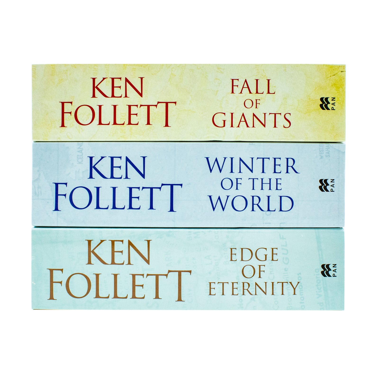 Century Trilogy Ken Follett Paperback Collection - Historical Fiction 3 Book Set Cover Detail