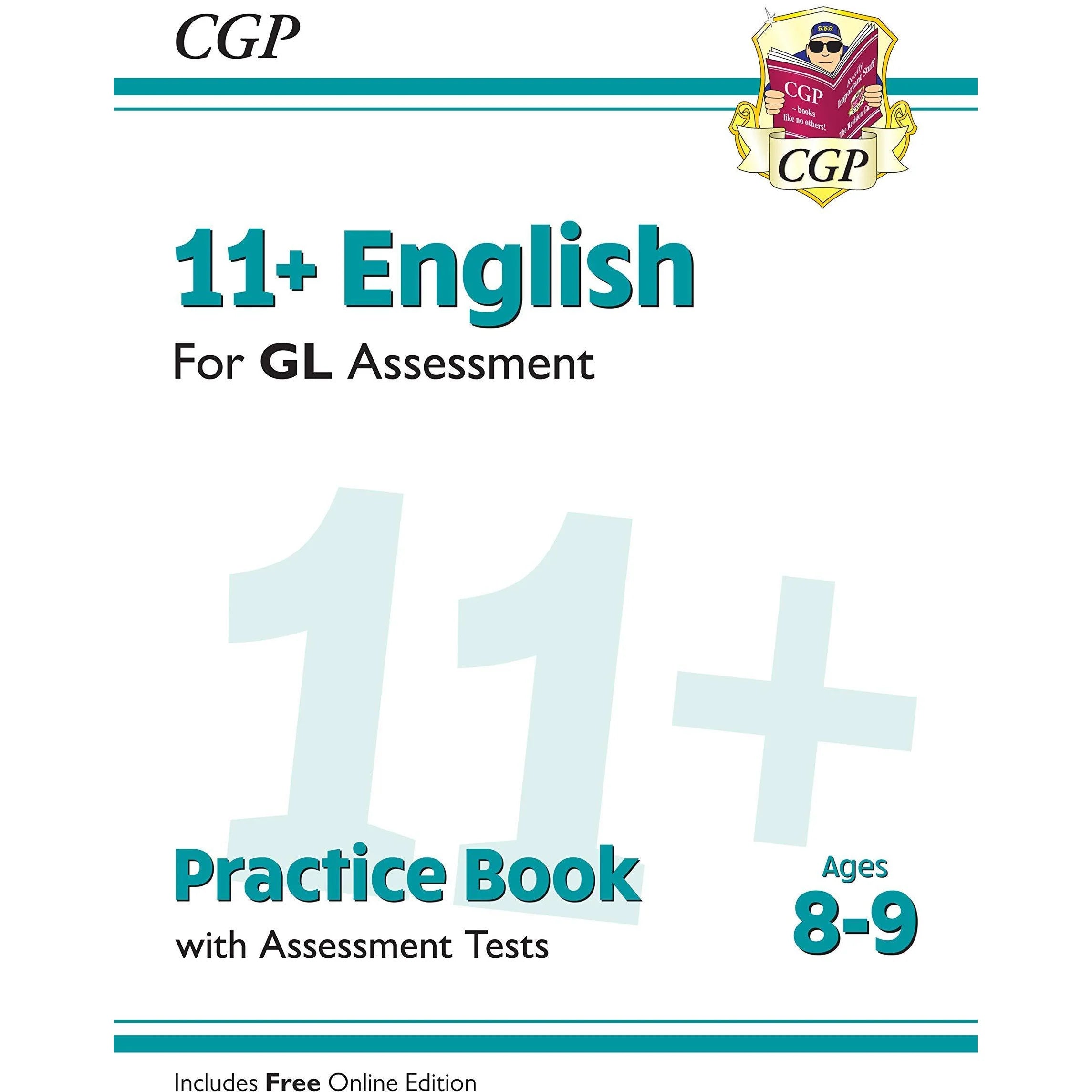 CGP 11+ GL English Practice Book & Assessment Tests - Ages 8-9 - Paperback cover